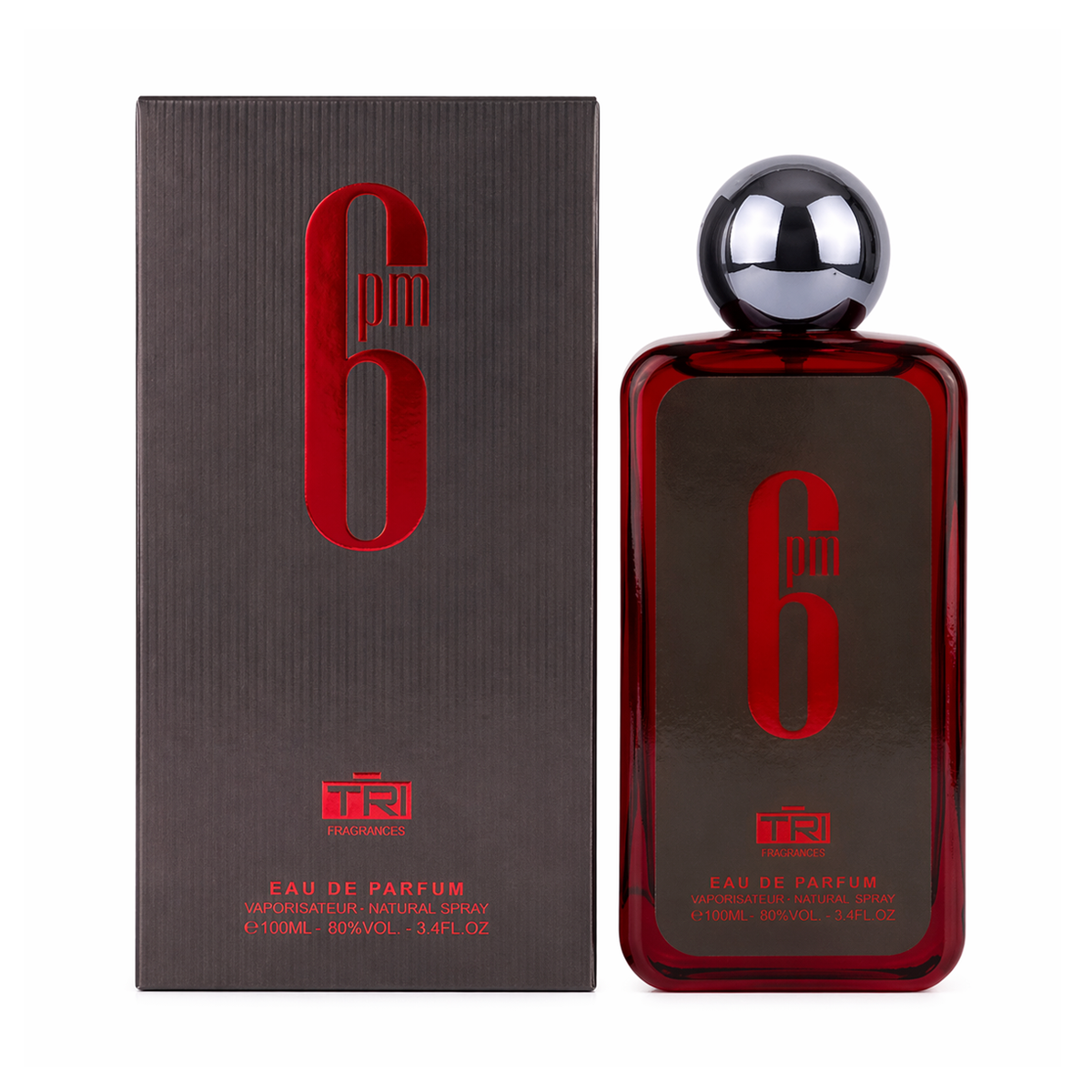 6PM RED By TRI Fragrances مكس بين كريد افنتوس ابسولو + بكرات روج (100ml رجالي)