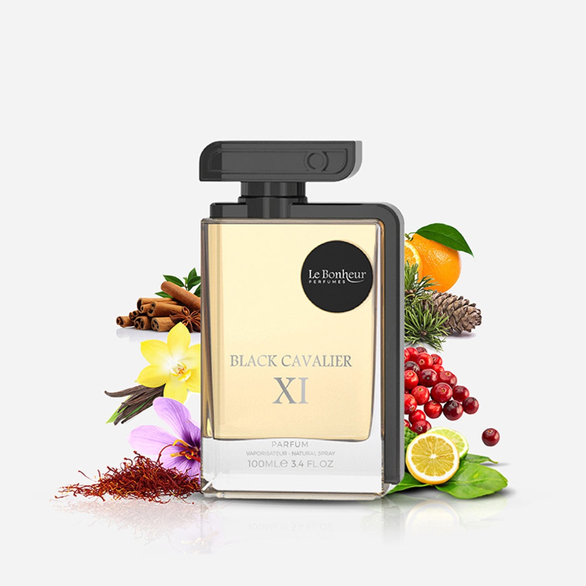 BLACK CAVALIER XI By Le Bonheur بلاك كافالير في اي من لابونير (100مل رجالي)