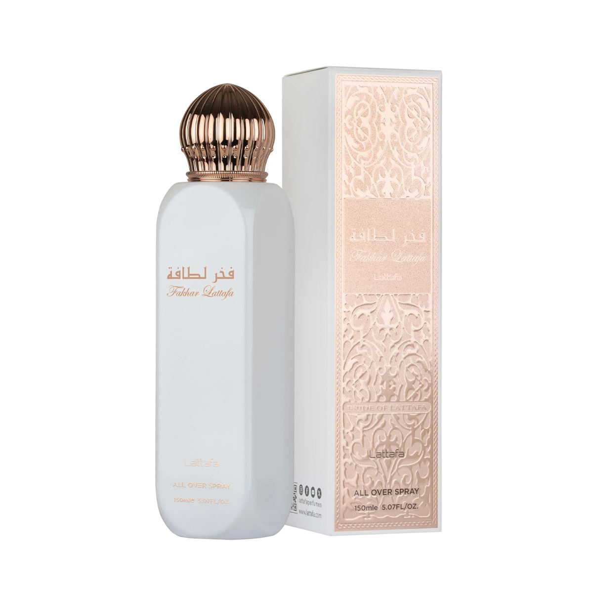 Fakhar Lattafa All Over Spray فخر لطافة (معطر للجسم) من لطافة (150ml ستاتي)