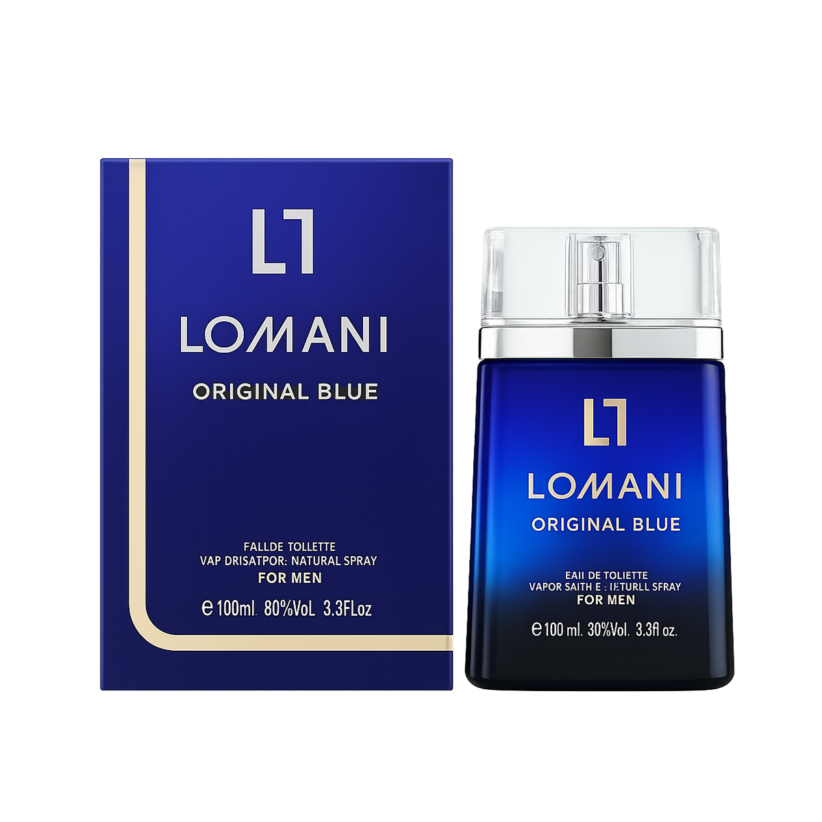 Lomani Blue Sky Eau De Toilette Für Herren – Holzig-aromatischer Duft, 3.3 Oz / 100 Ml