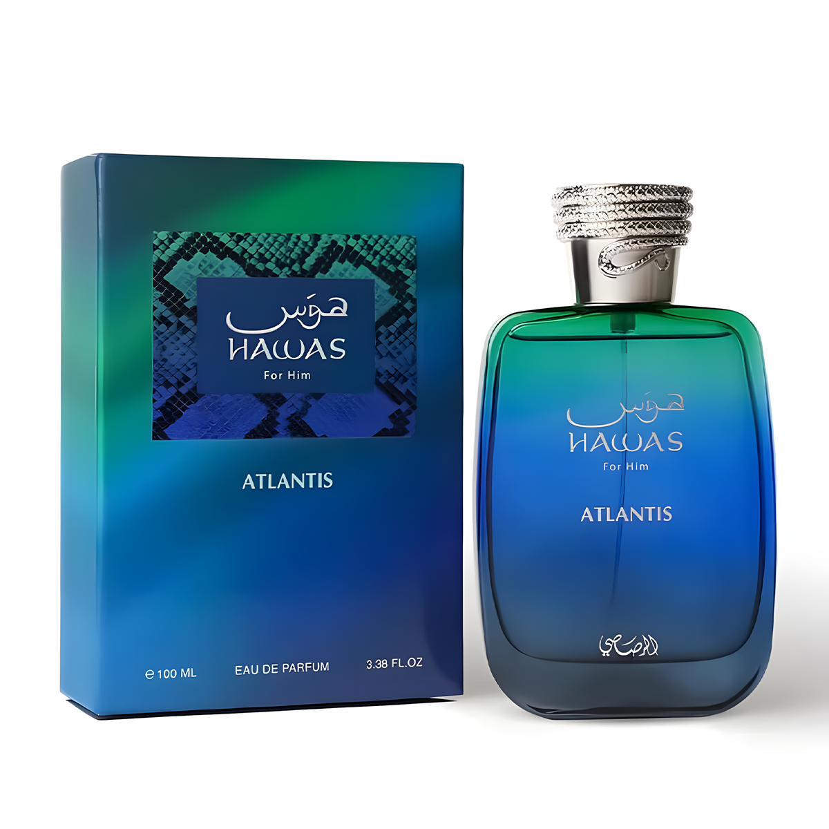 Hawas Atlantis Rasasi هوس اتلانتس من الرصاصي (100ml رجالي)