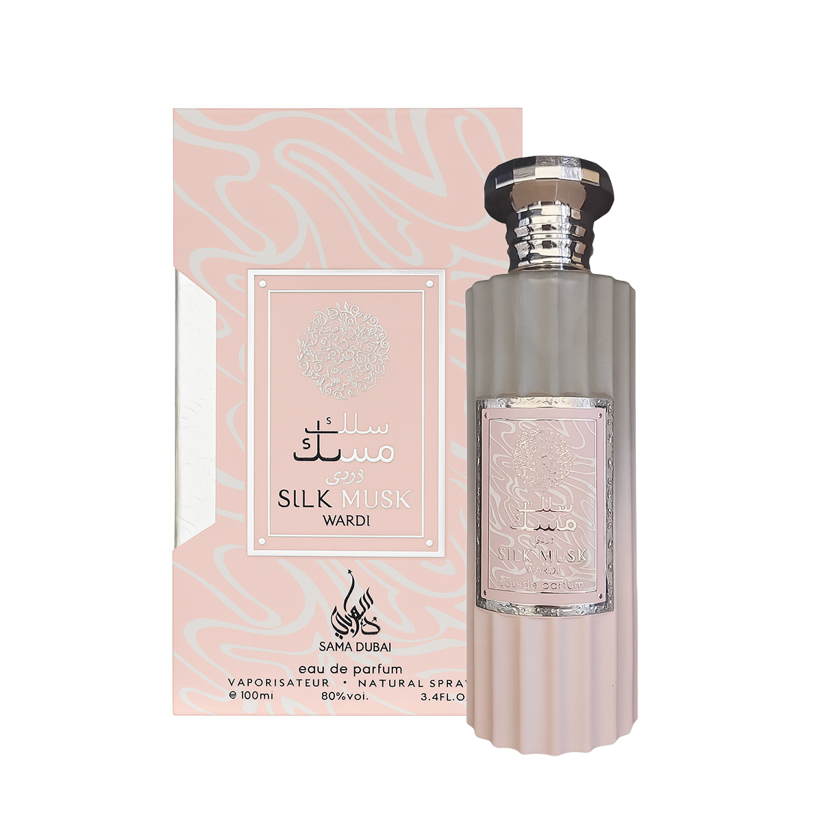 SILK MUSK WARDI SAMA DUBAI سلك مسك وردي (100ml ستاتي)