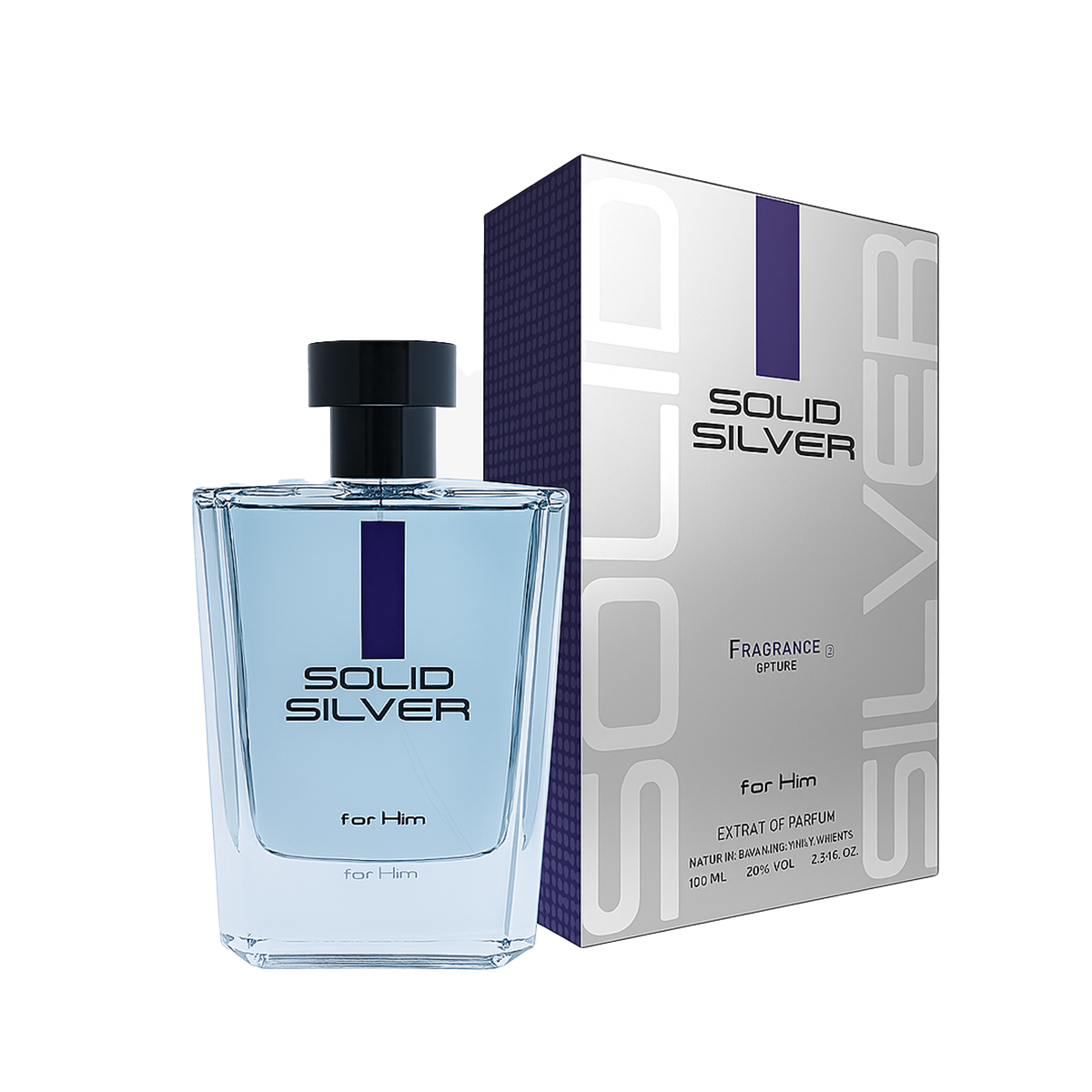 Solid Silver by DELUXE Extrait De Parfum (100ml رجالي)