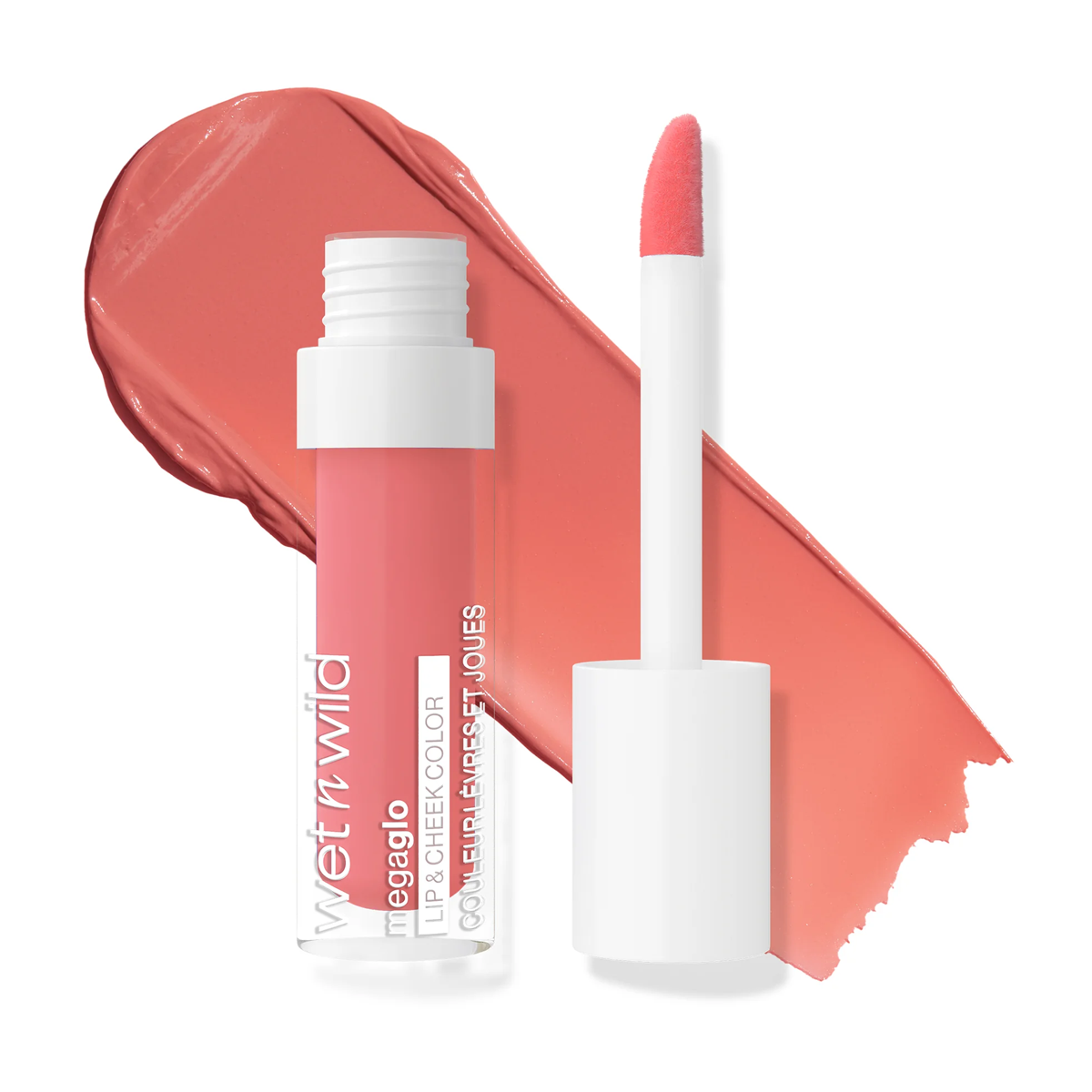 Wet n Wild Mega Glo Lip & Cheek Color | Rosy Romance - 1116093E جلو لون للشفاه والخدود