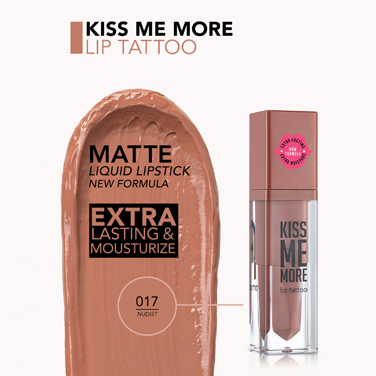 Kiss Me More Lip Tattoo – New فلورمار أحمر شفاه سائل