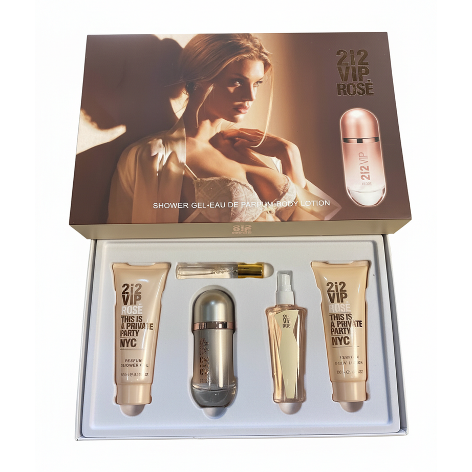 بكج 2i2 VIP ROSE (عطر+شاور جل+بودي لوشن+عطر للجسم)