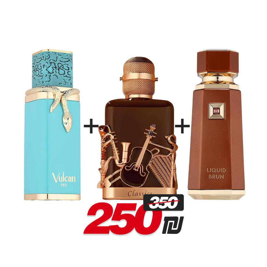 Liquid Brun + Notes Classics + Vulcan Feu (3 عطور)