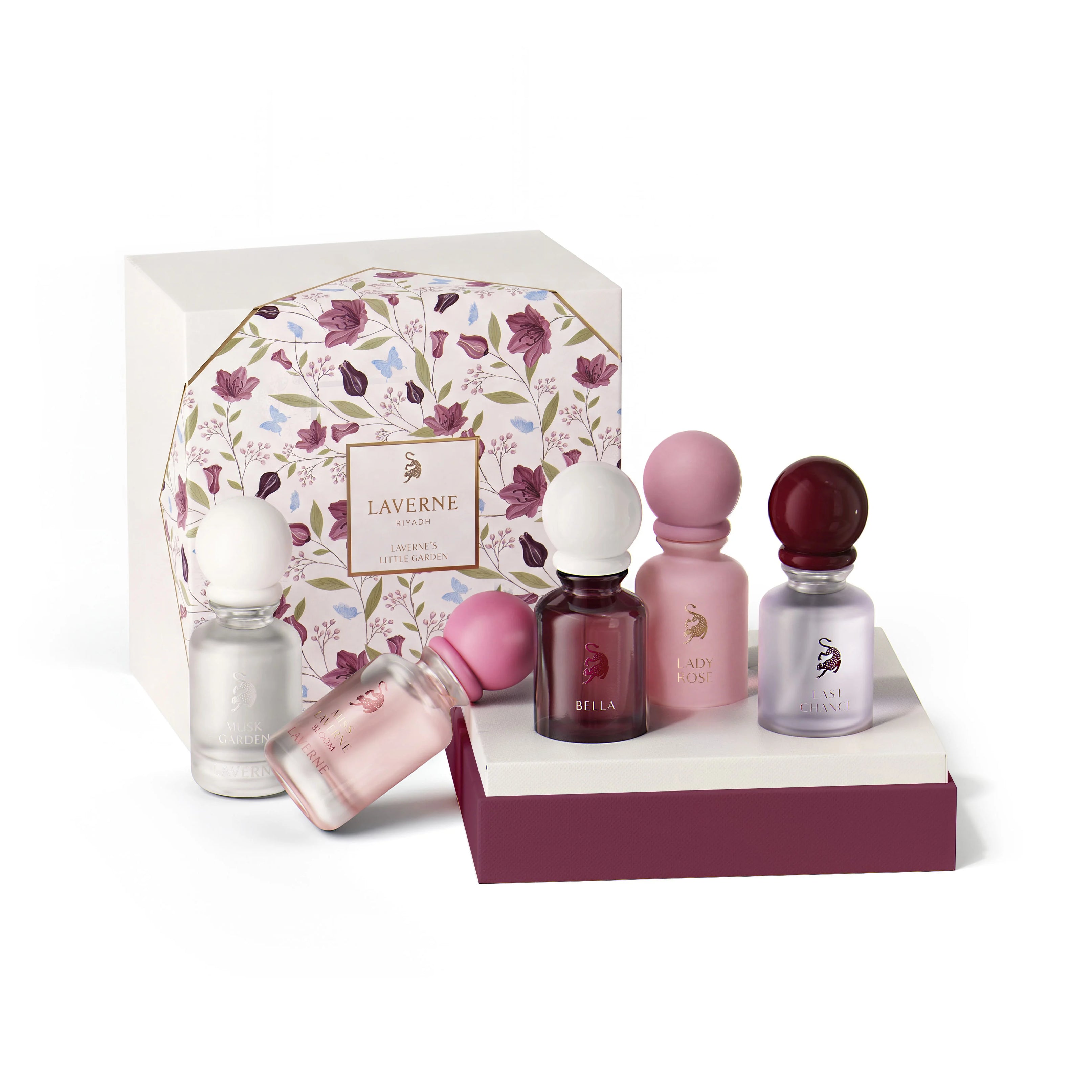 Lady Garden Set 5 PCS مجموعة ليدي قاردن من 5 عطور (10ML ستاتي)