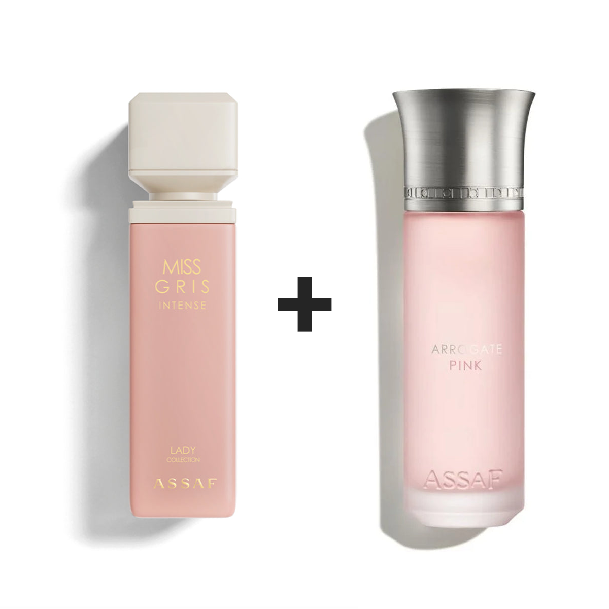 ARROGATE PINK + Miss Gris Intense اروقيت بينك + مس قريس انتنس
