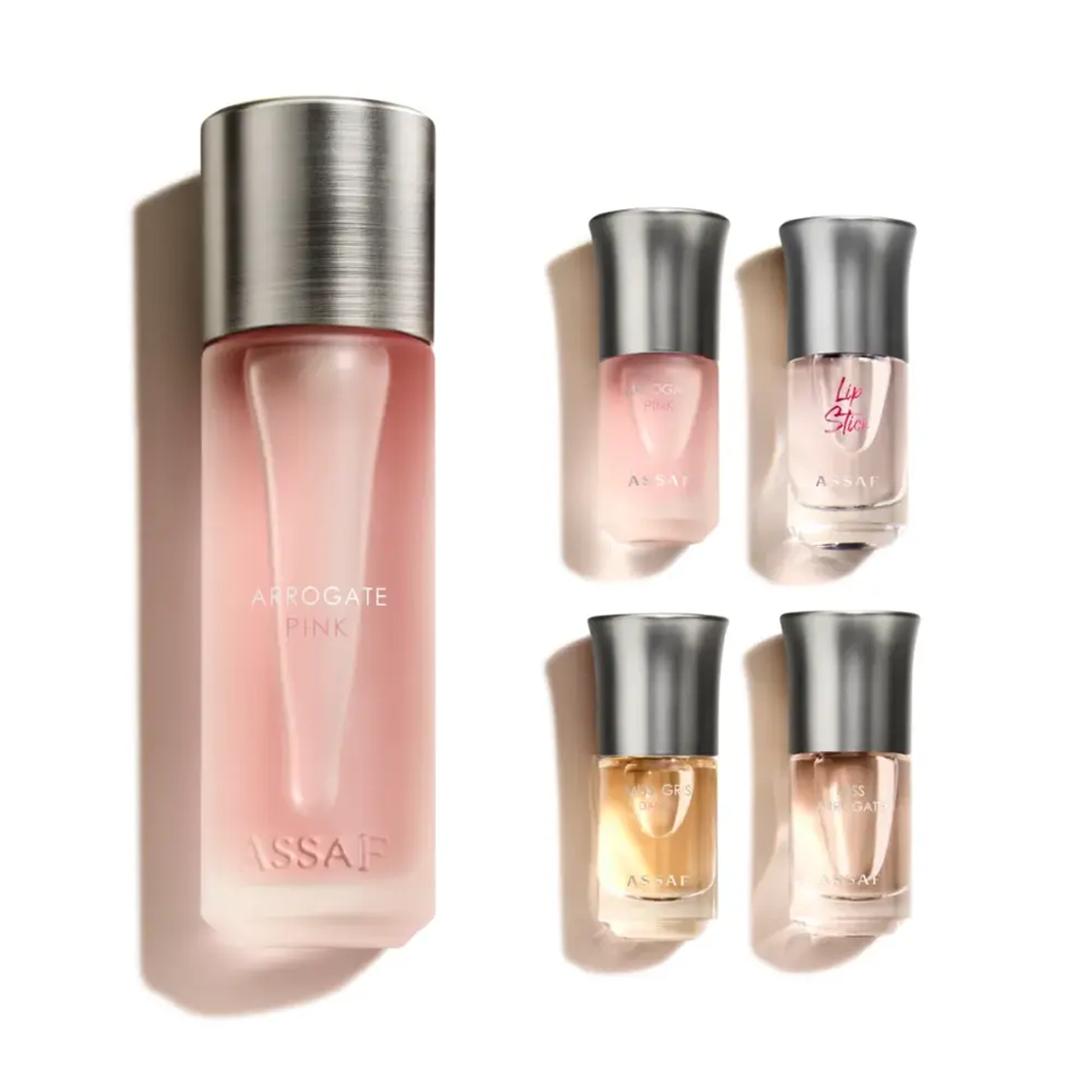 ARROGATE PINK NEW PACKAGE مجموعة اروقيت بينك من عساف (200ML+4عطور ستاتي)