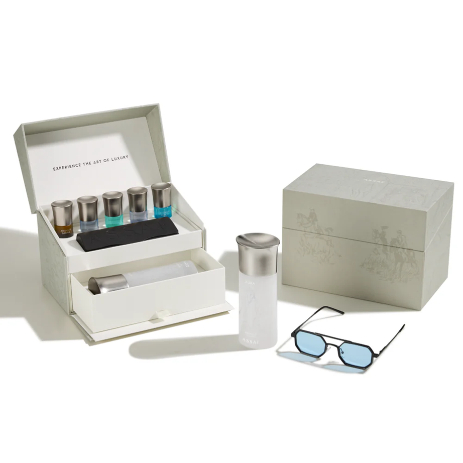 AURA 35 COLLECTION مجموعة أورا 5 عطور 150مل + 5 عينات (رجالي)