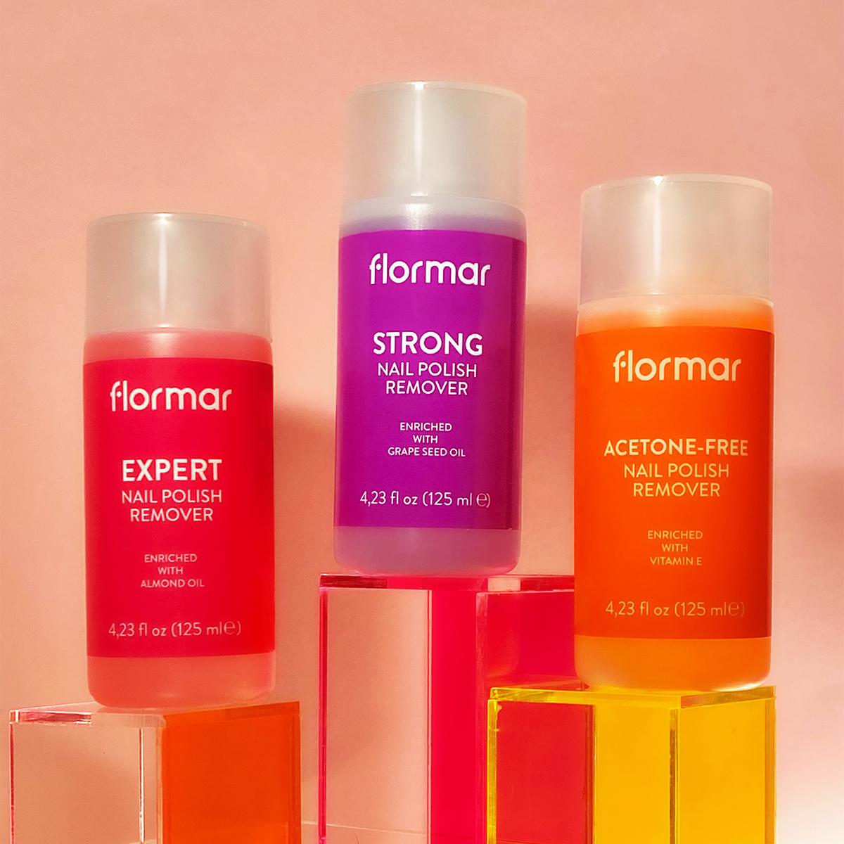 Acetone Free Nail Polish Remover فلورمار مزيل طلاء الأظافر بدون أسيتون