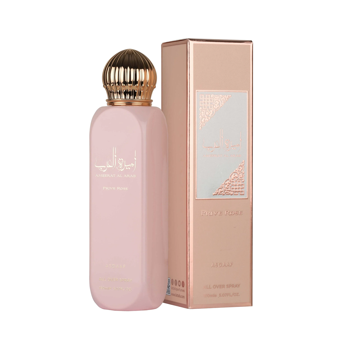 Ameerat Al Arab Prive Rose All Over Spray أميرة العرب (معطر للجسم) من لطافة (150ml ستاتي)