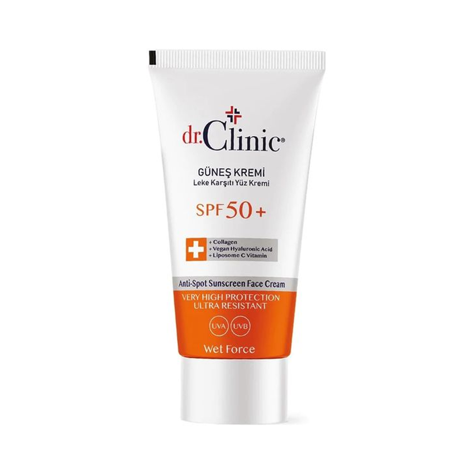 Dr. Clinic - Anti Spot Sunscreen Cream Spf 50 Plus 50ml د.كلينك | كريم الوقاية من الشمس بحماية عالية جدًا