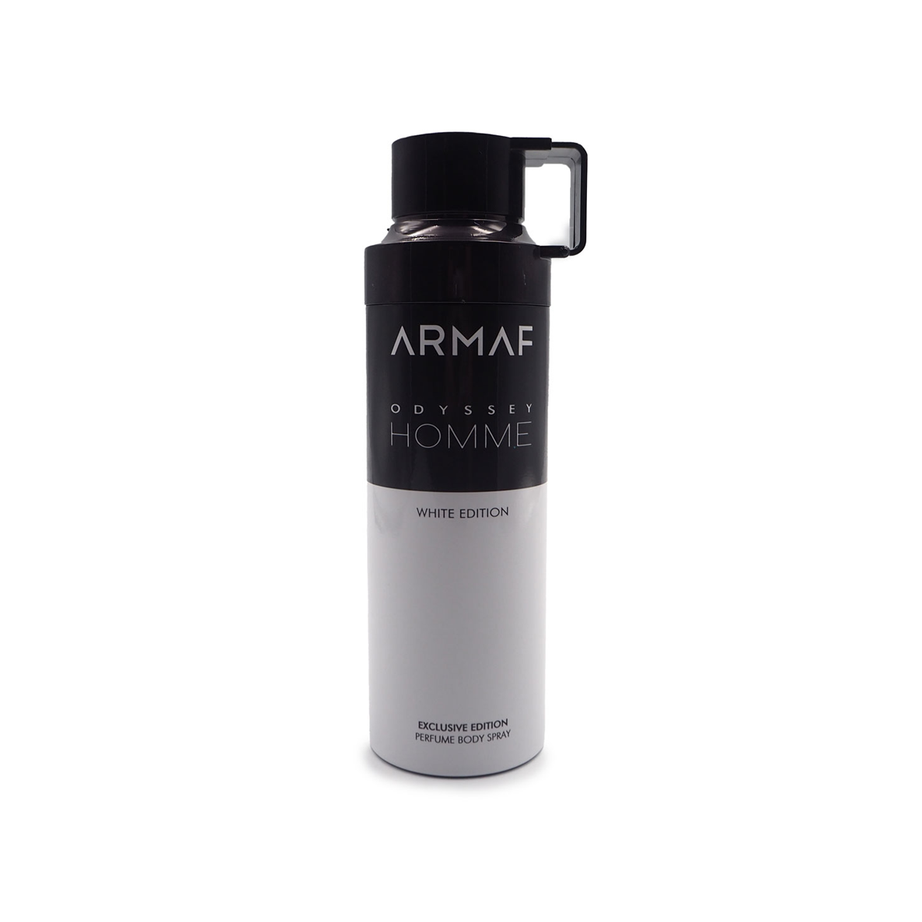Armaf Odyssey Homme White Edition - body spray أرماف اوديسي هوم وايت ايديشن - سبراي للجسم (200مل رجالي)