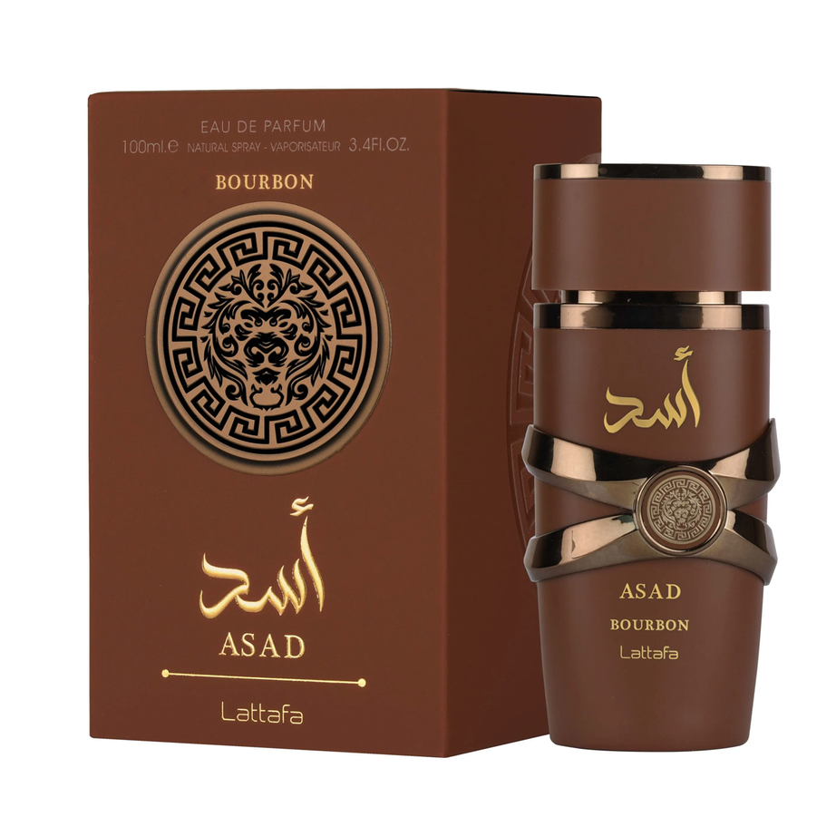 Asad Bourbon Lattafa أسد بوربون من لطافة (100ml رجالي)