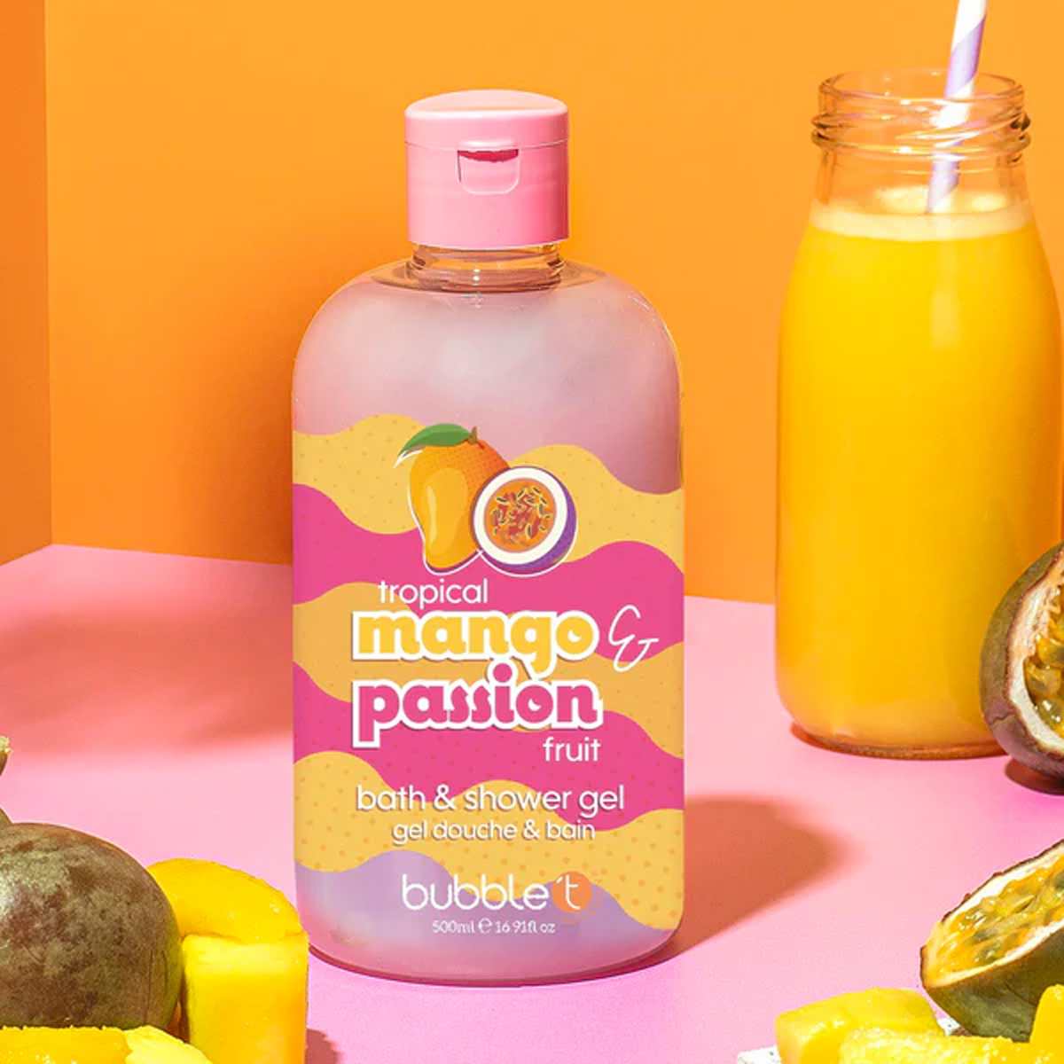 Bath & Shower gel (500ml) in mango & passionfruit - BT1001MPF شاور جل المانجو والباشن فروت
