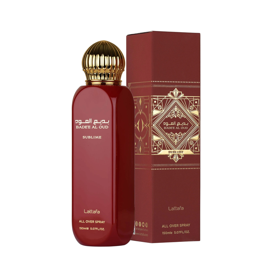 Badee Al Oud Sublime All Over Spray بديع العود (معطر للجسم) من لطافة (150ml للجنسين)