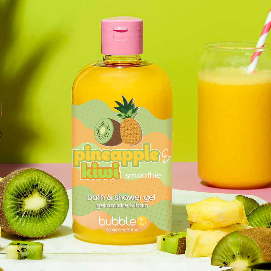 Bath & Shower gel (500ml) in pineapple & kiwi - BT1001PK غسول الجسم الاستوائي بالأناناس والكيوي