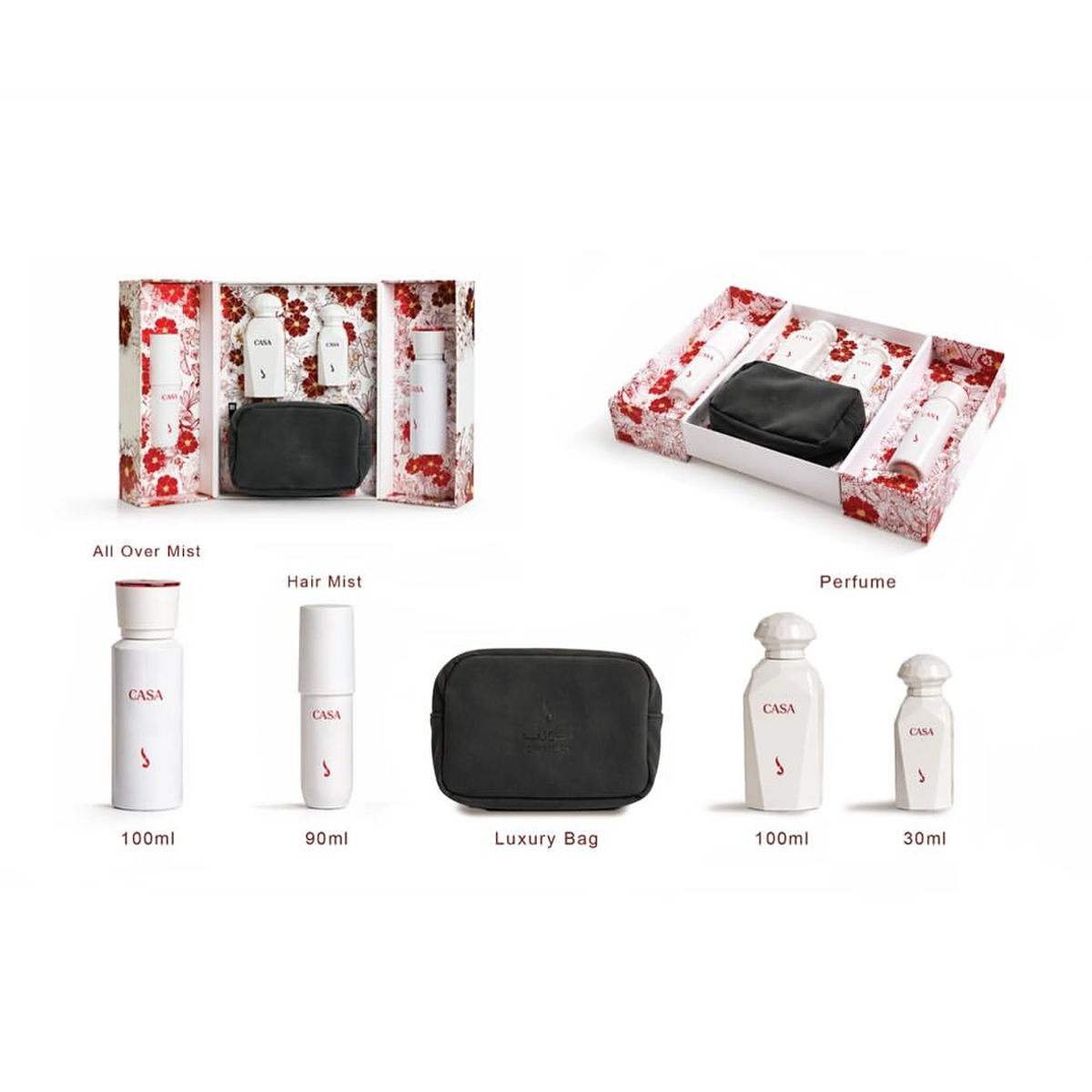 CASA Perfume Gift Set Dkhoon Emirates مجموعة كازا من دخون الامارتية (للجنسين)