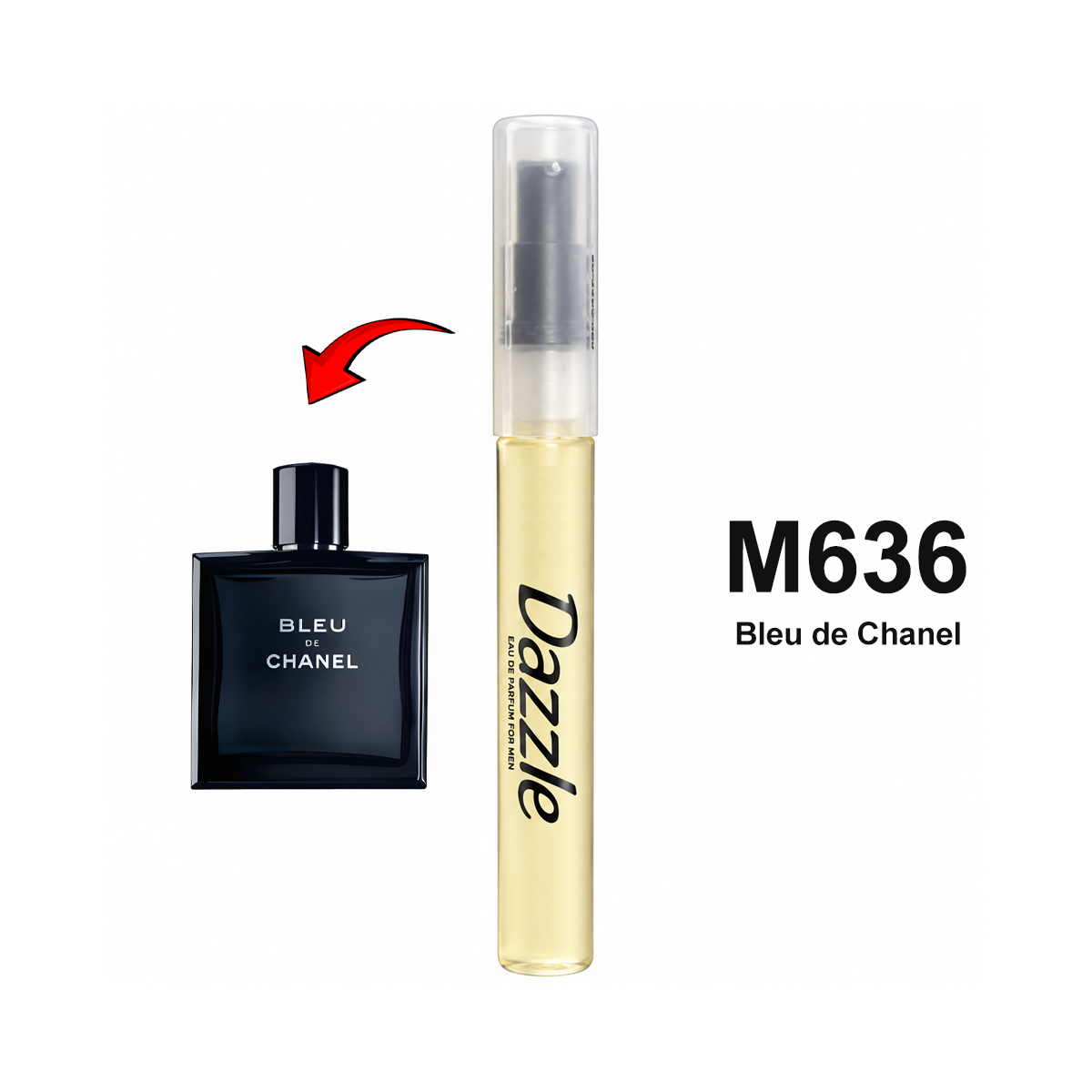 Dazzel M636 بلو شانيل (8 مل رجالي)