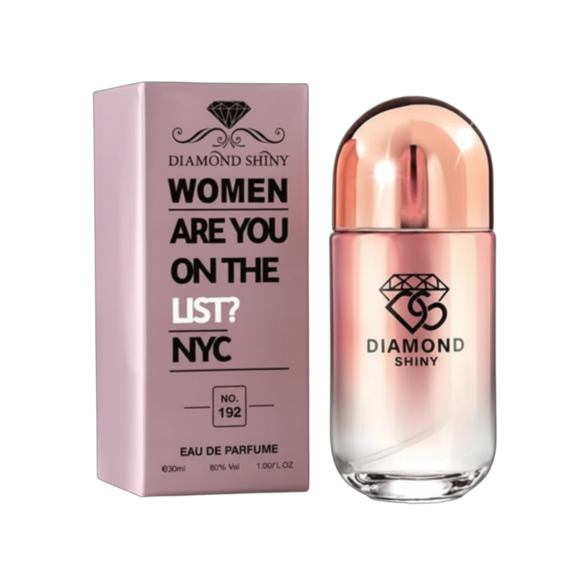 Diamond Shiny 192 بديل 212 روز (30ml ستاتي)