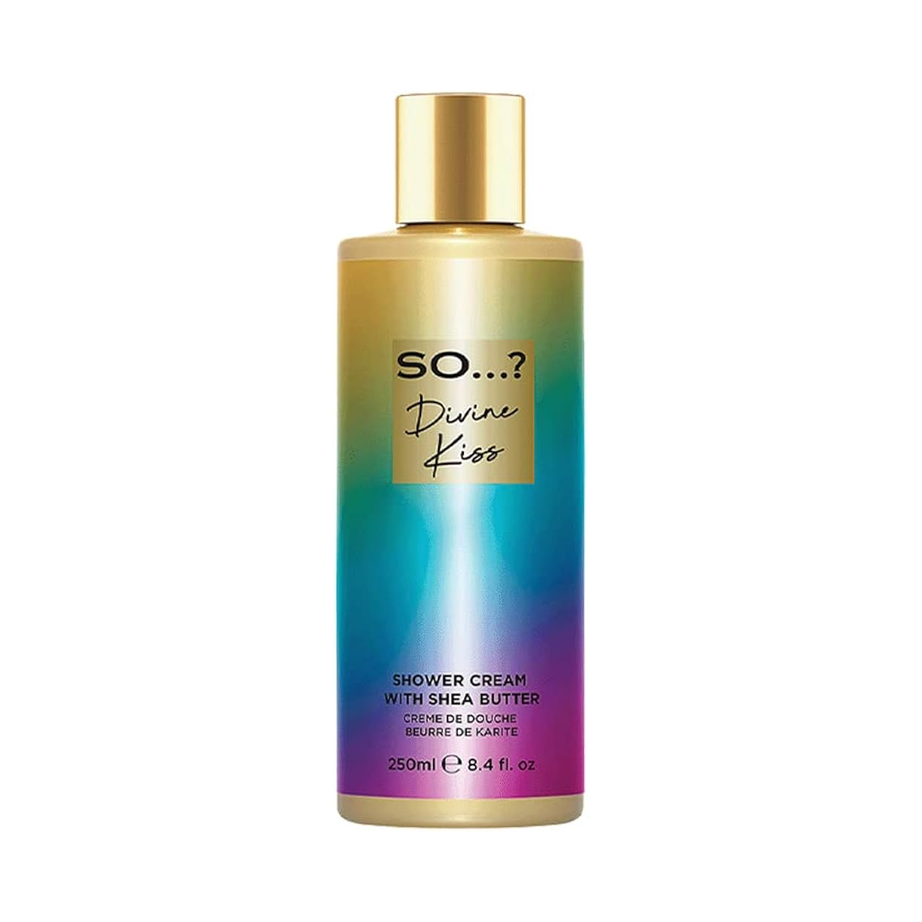 Body Mist So...? Divine Kiss Shower Cream 250ML كريم استحمام بزبدة الشيا