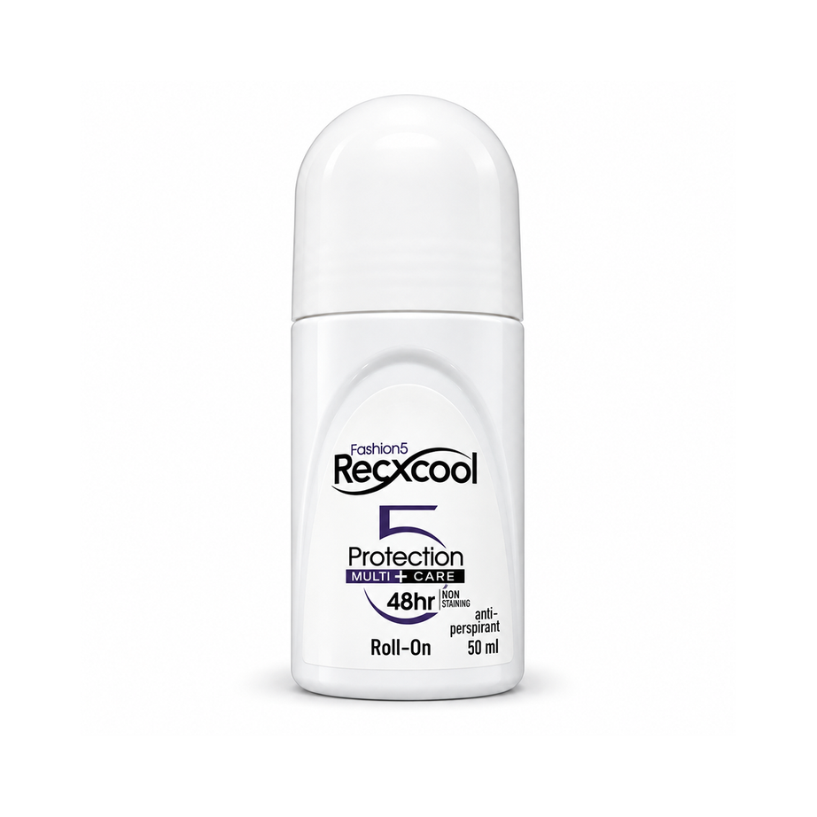 Fashion5 Rexcool 5 Protection Multi + Care Roll-On Anti-Perspirant – 50ML مزيل عرق