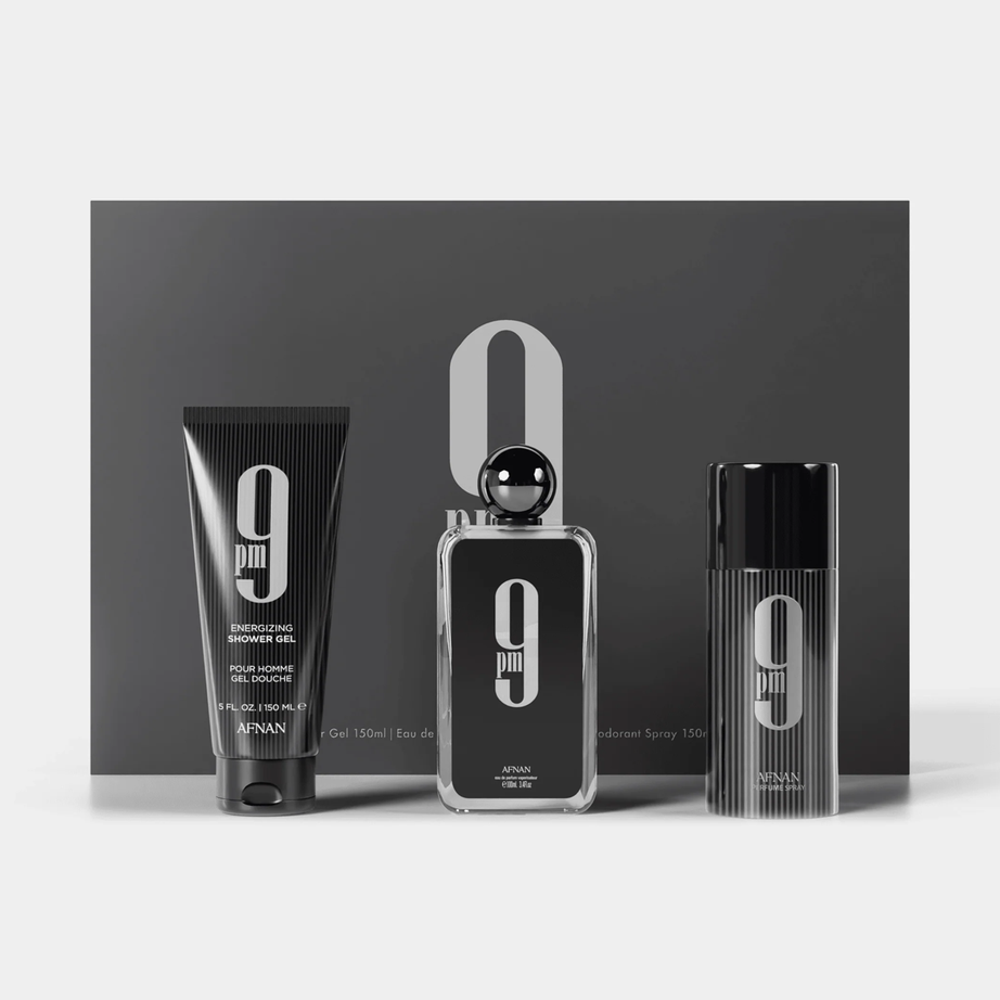 GIFT SET 9PM HOMME (رجالي 100ml)