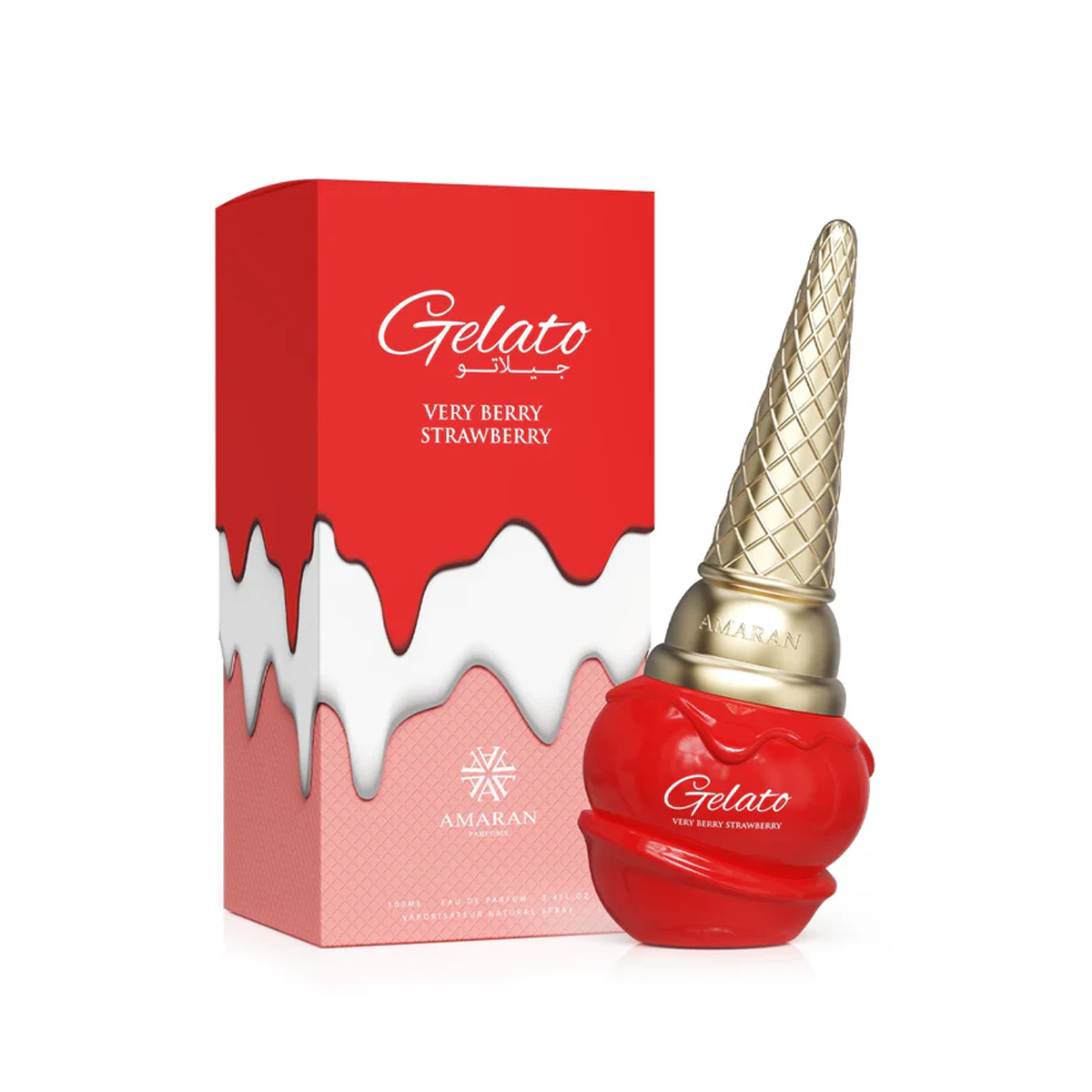 Gelato Very Berry Strawberry Amaran (100مل ستاتي) جيلاتو فيري بيري فراولة من أمران