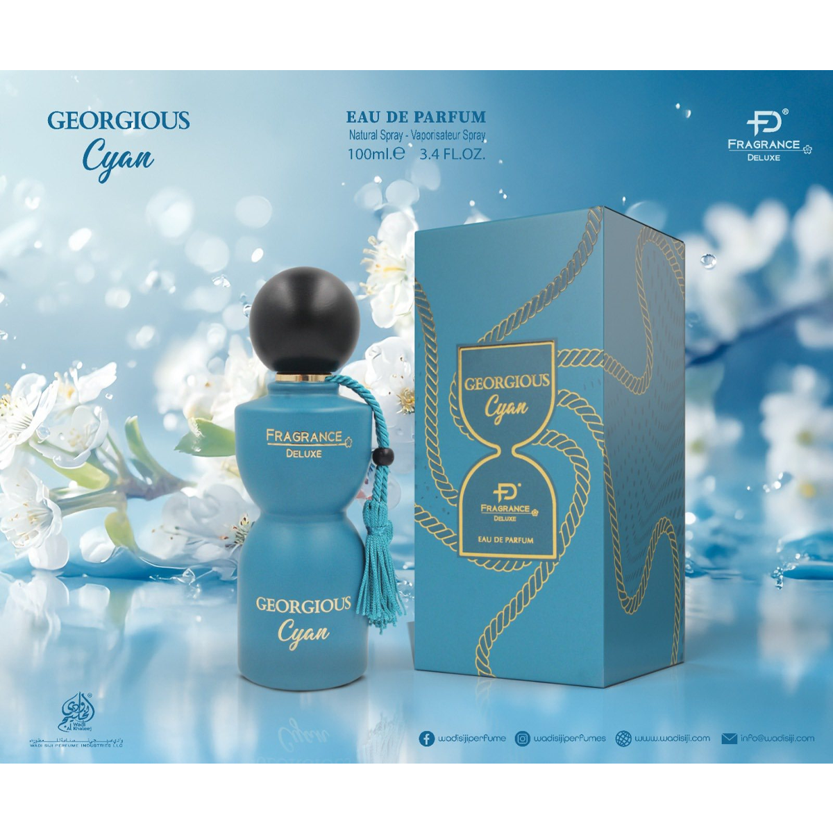 Georgious Cyan بديل عطر لافيرن جورجينا (100ml ستاتي)