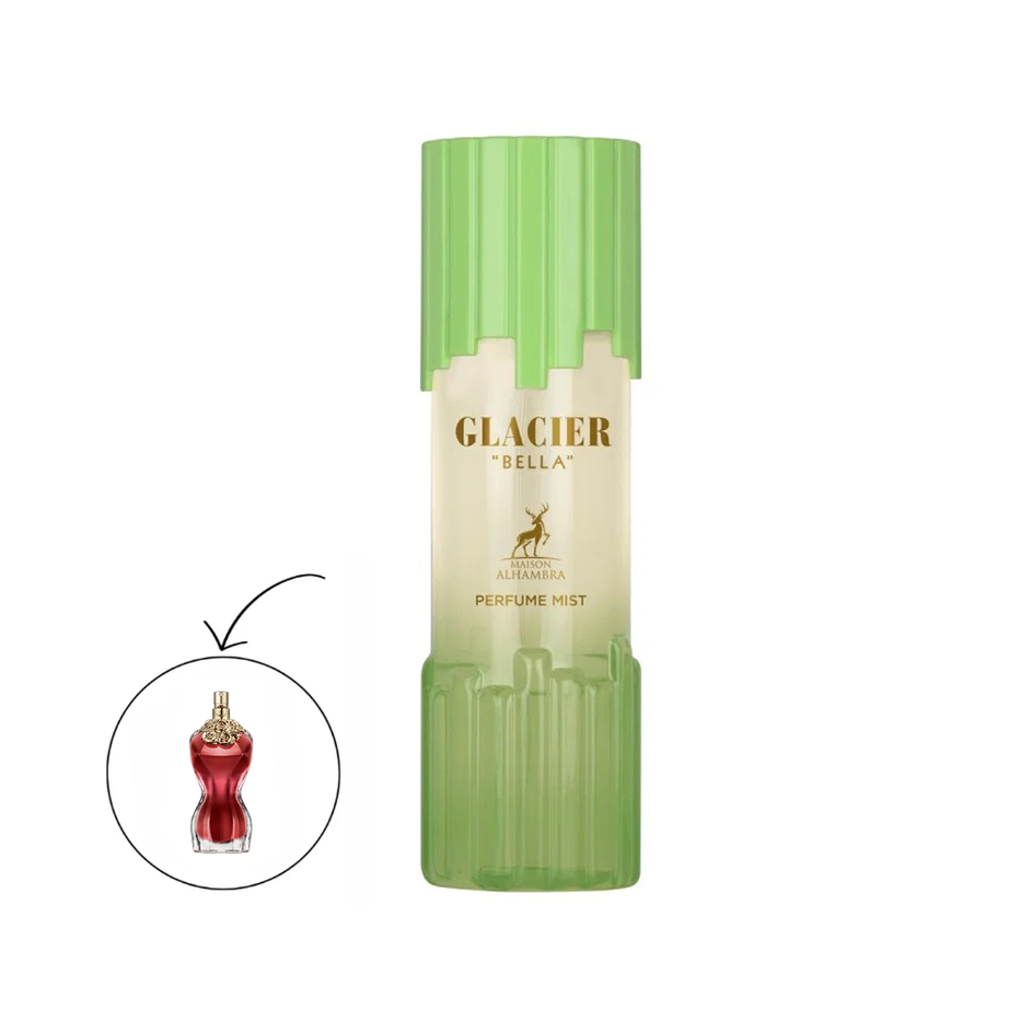 MAISON ALHAMBRA Glacier Bella BODY MINT سبلاش الهمبرا برائحة جان بول غوتييه لا بيل (250مل)