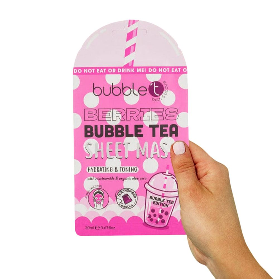 Face sheet mask in Berries with Aloe Vera & Niacinamide 20ml - HB1017BT ماسك الوجه بالتوت والألوفيرا والنياسيناميد