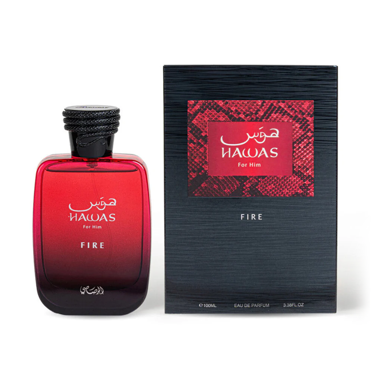 Hawas Fire Rasasi هوس فاير من الرصاصي (100ml رجالي)