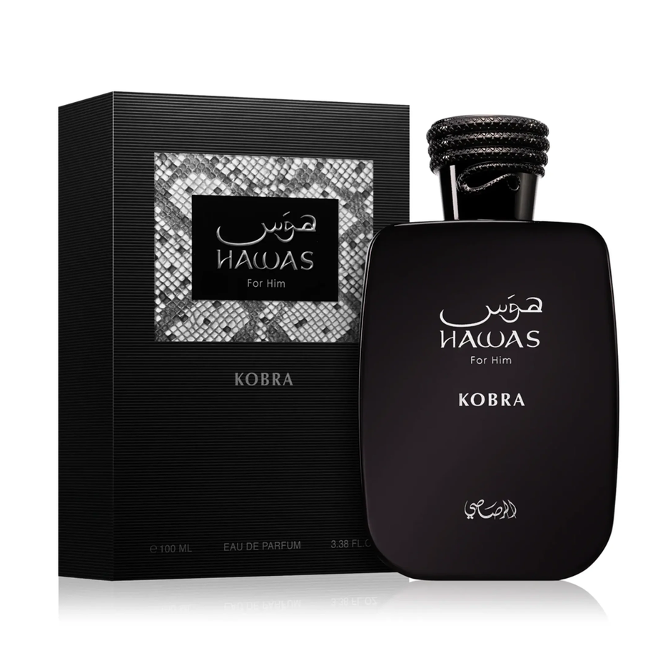 عطر هوس كوبرا من الرصاصي Hawas Kobra Rasasi (100ml رجالي)