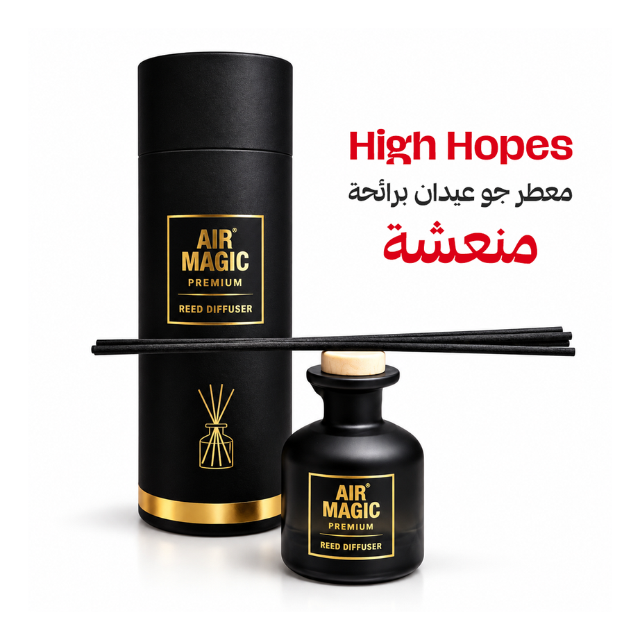 AIR MAGIC Premium Reed Diffuser – High Hopes – 140ML — منعش