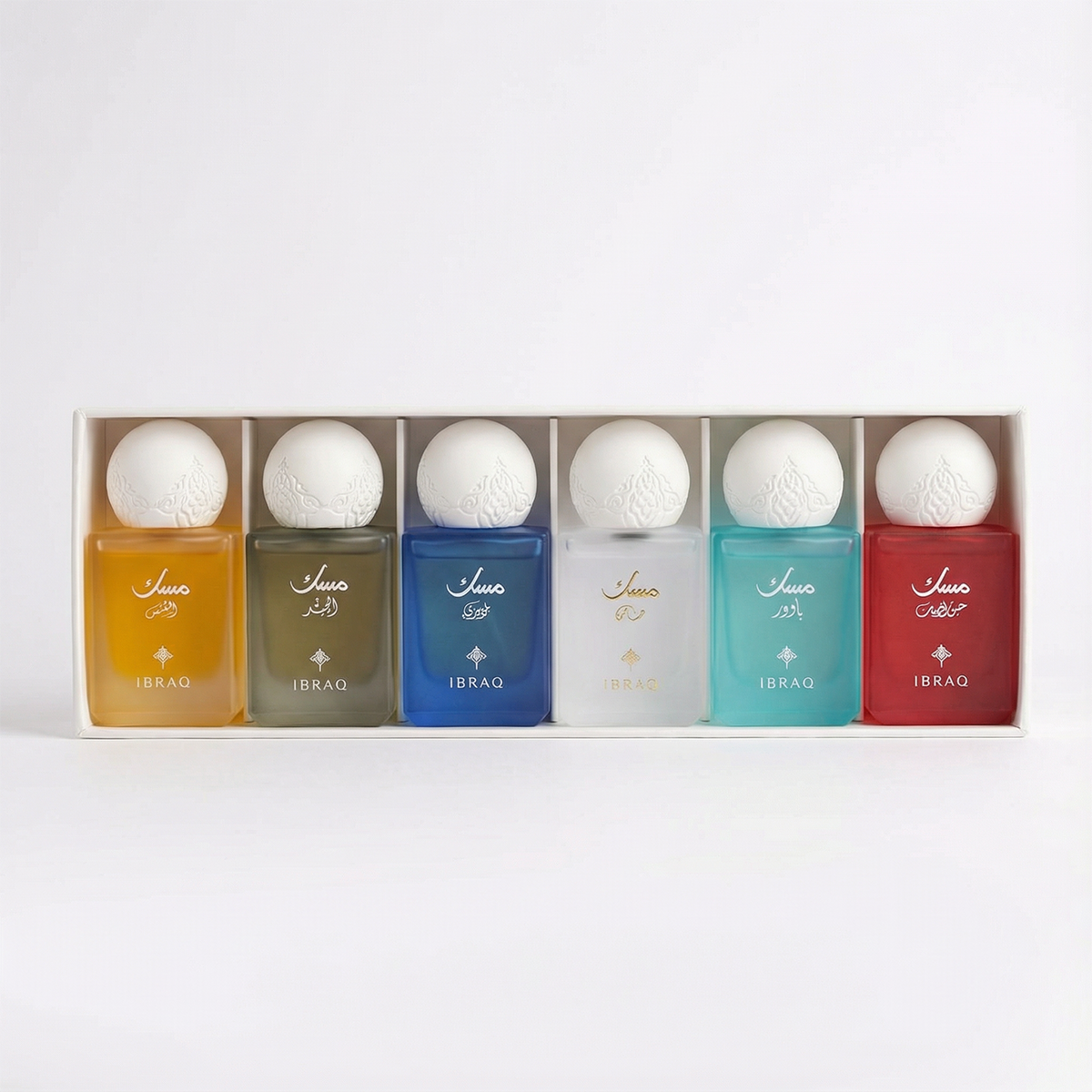 IBRAQ Musk Collection 6 مجموعة مسك من إبراق (6 عطور كل عطر 10مل للجنسين)