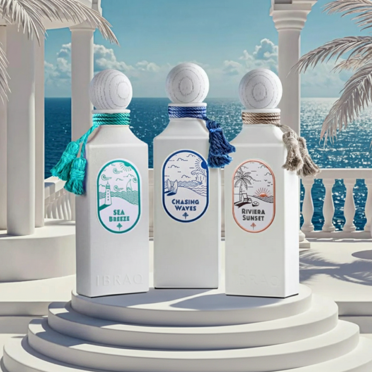 IBRAQ Summer Breeze Collection سمر بريز 3*1 (3 عطور 100مل للجنسين)