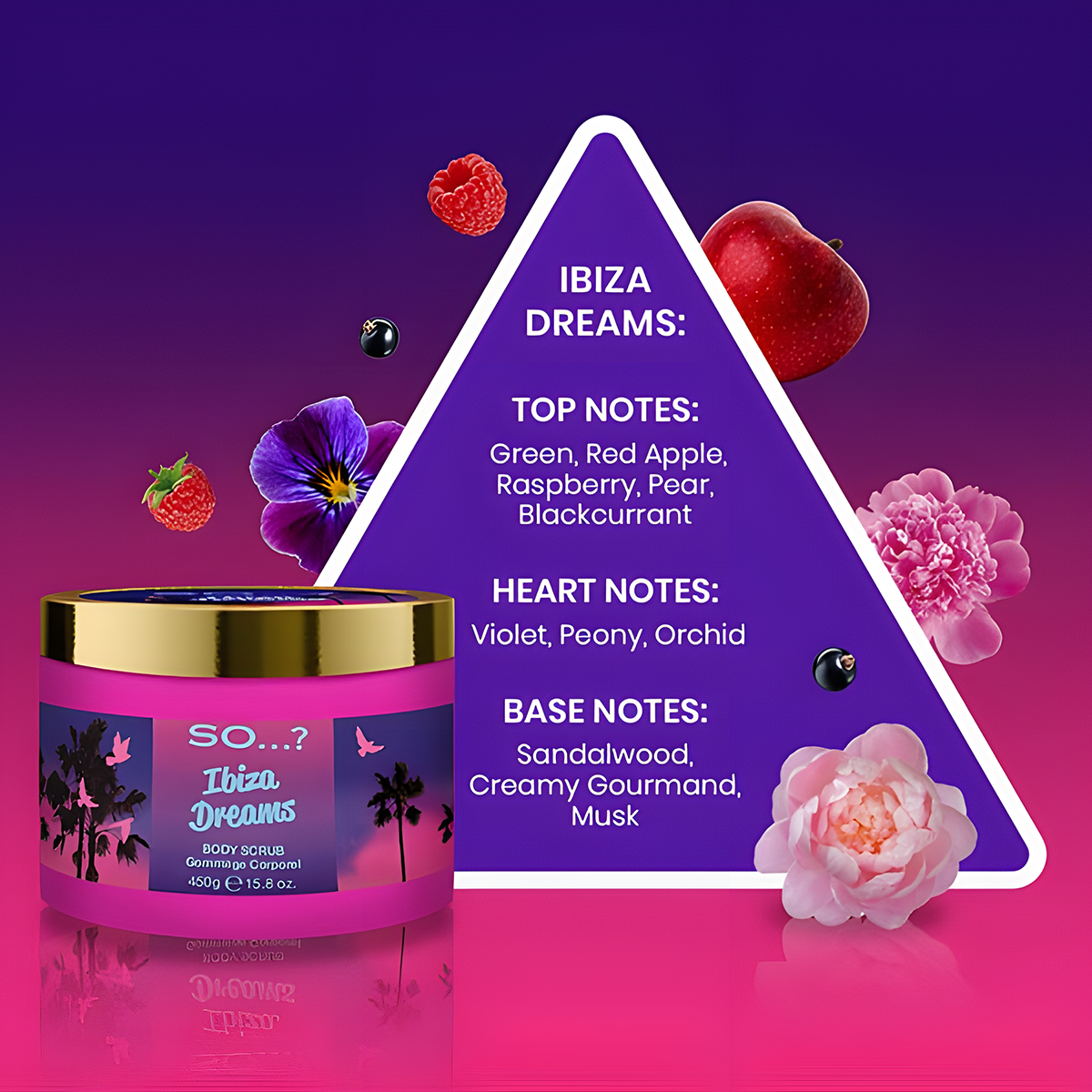 So...? Ibiza Dreams Body Scrub مقشر الجسم (سكراب) (450ml)