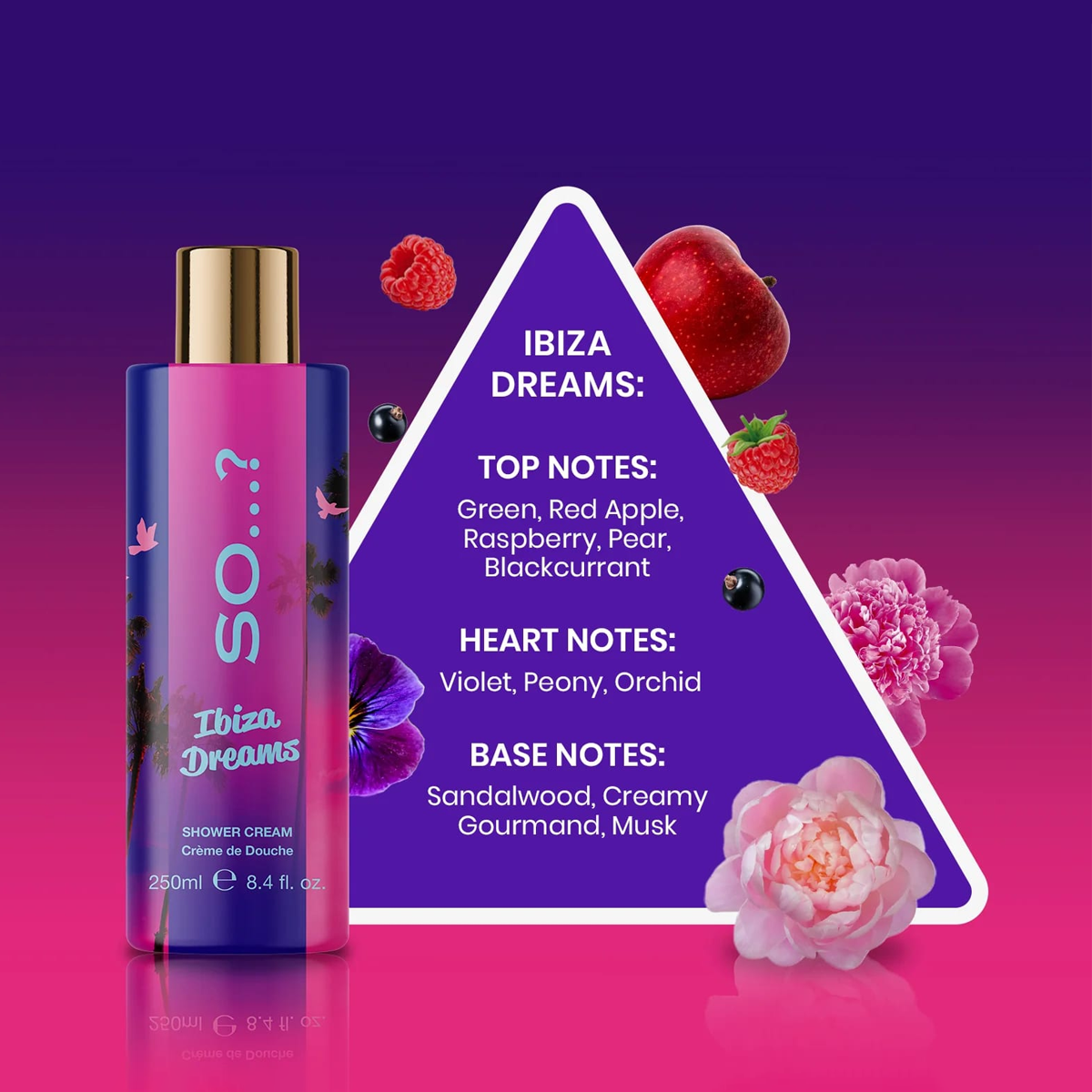 Ibiza Dreams So...? (250مل) سو…؟ كريم الاستحمام إيبيزا دريمز