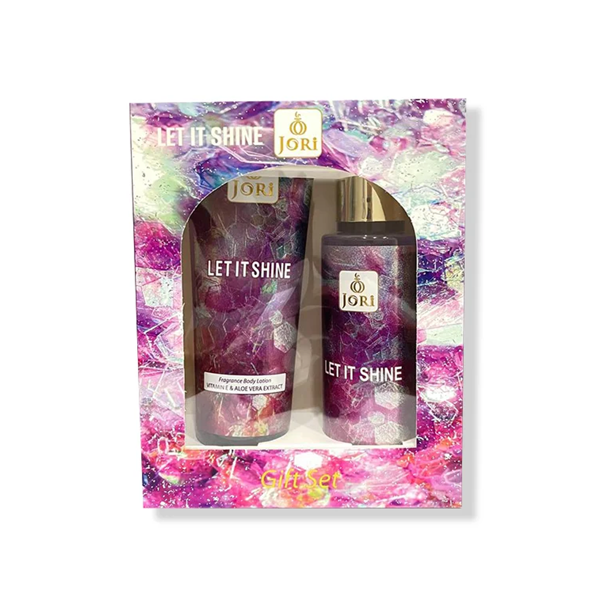 Jori Let It Shine Gift Set طقم جوري للعنايم (لوشن للجسم + بخاخ بودي سبراي)