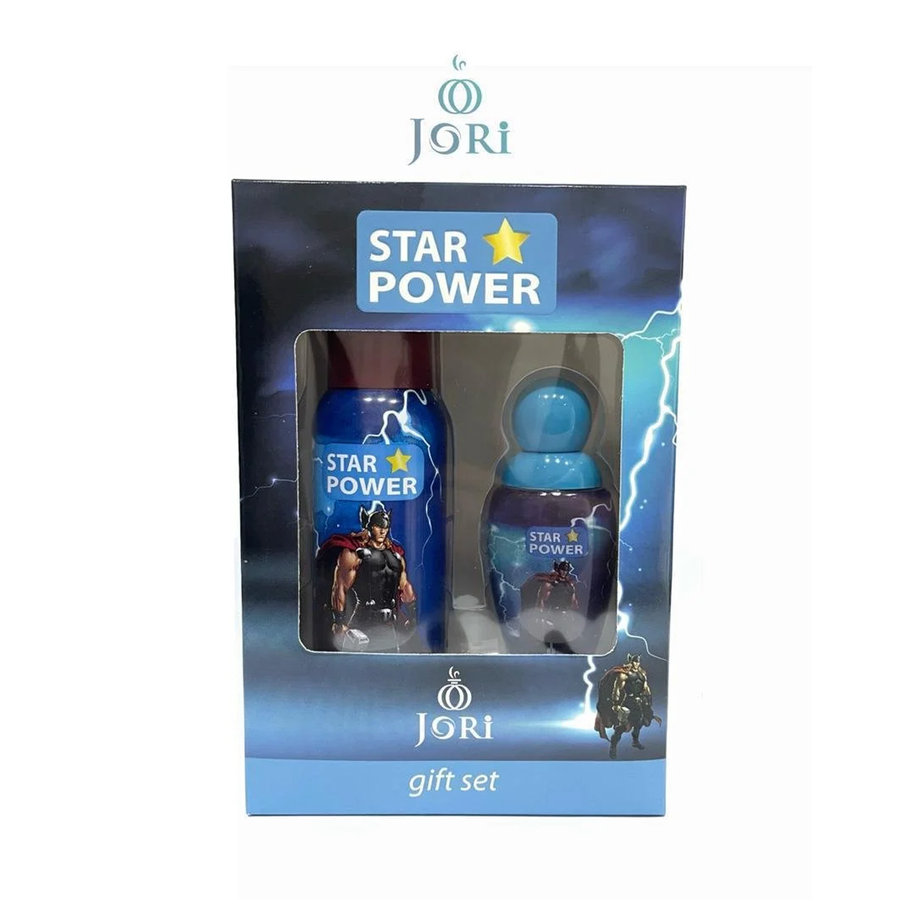 Jori STAR POWER Gift Set طقم هدايا أطفال (بودي سبري+عطر)