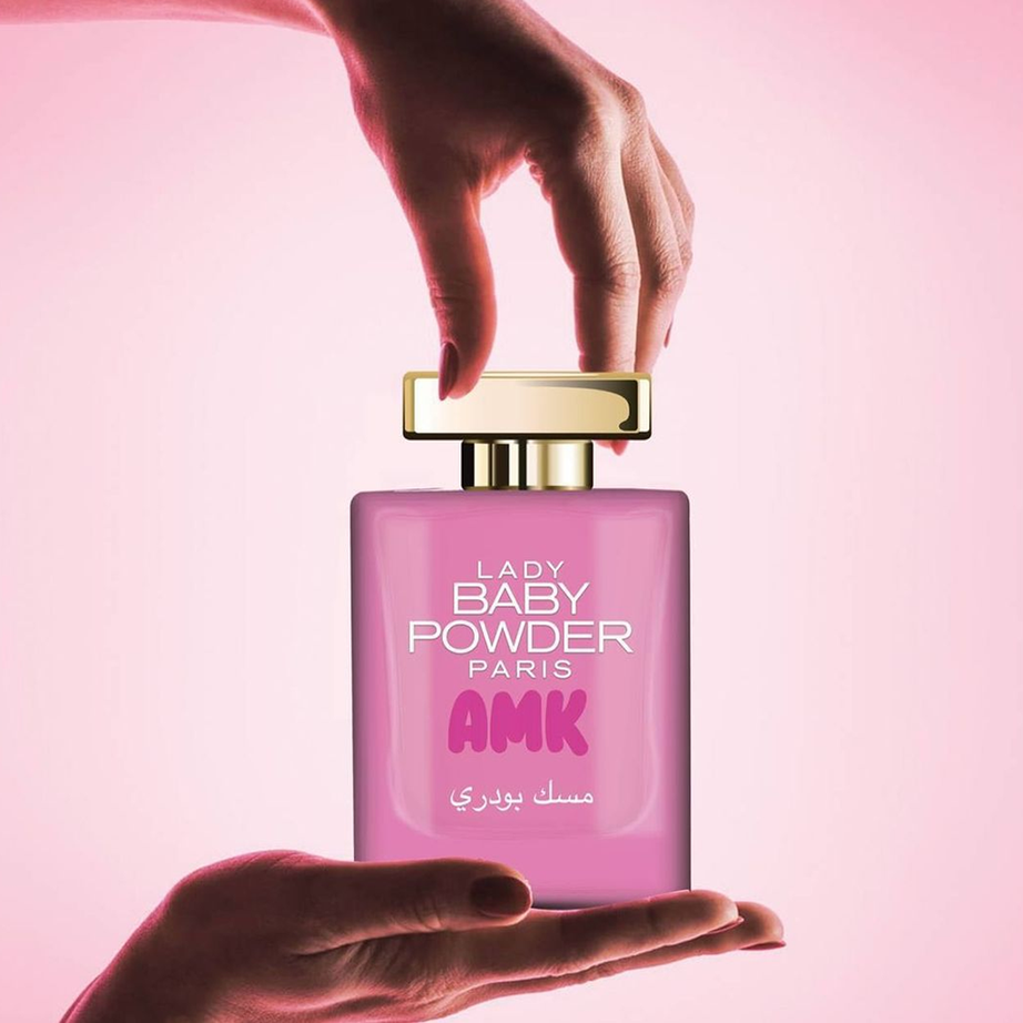 LADY BABY POWDER PARIS AMK بيبي مسك بودري (50مل)