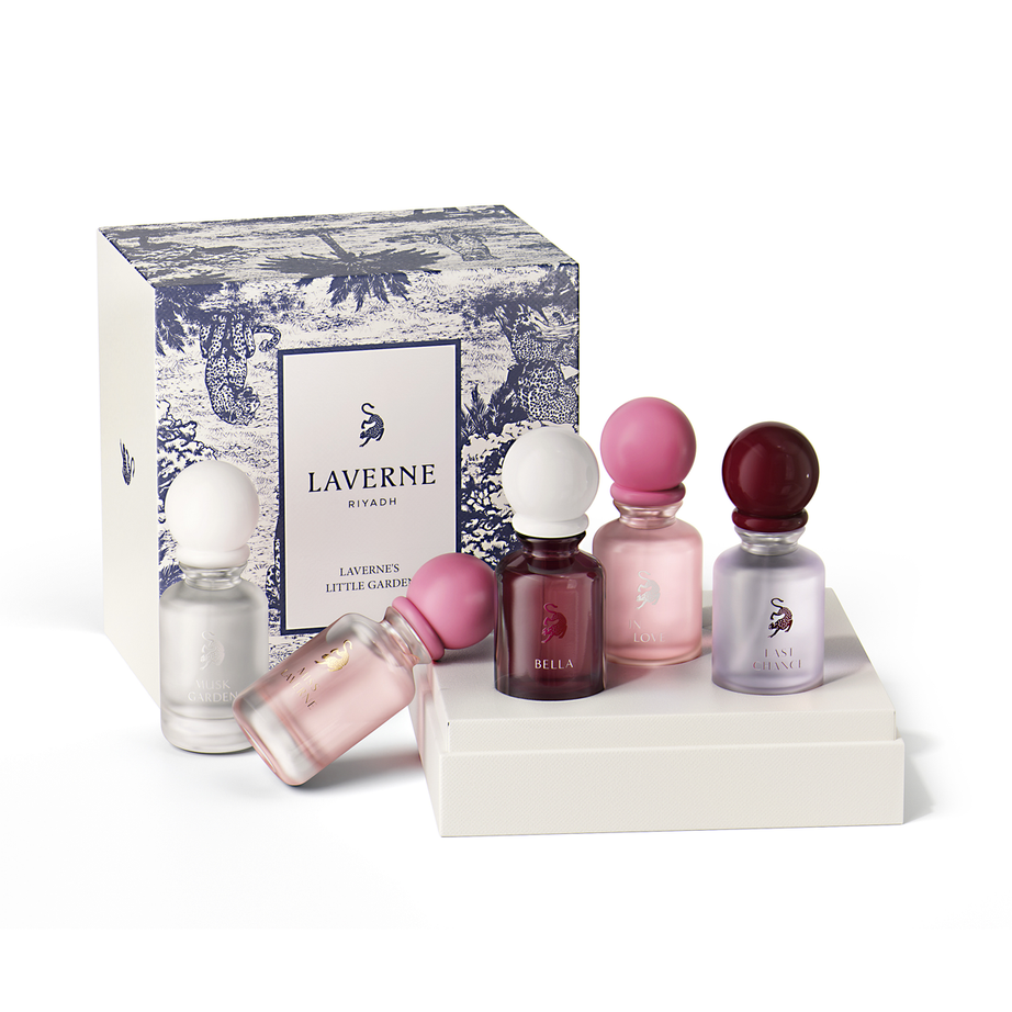 LAVERNE LITTLE GARDEN 5 PCS مجموعة من 5 عطور (10ML ستاتي)