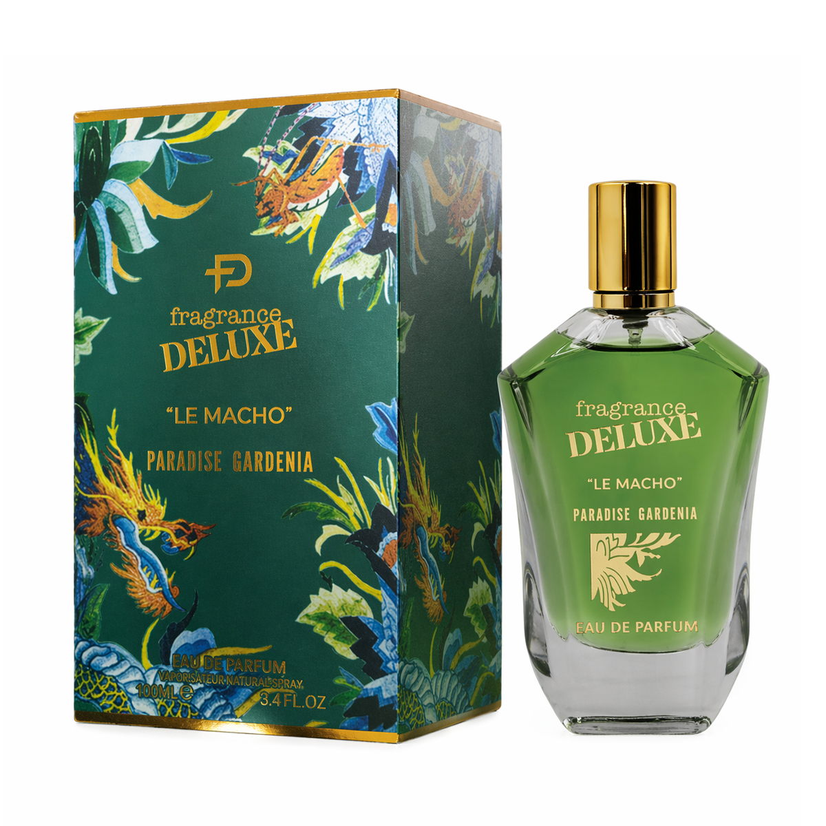 Le Macho Paradise Gardenia By FRAGRANCE DELUXE بديل لو بو بارادايس جاردن (100ml رجالي)