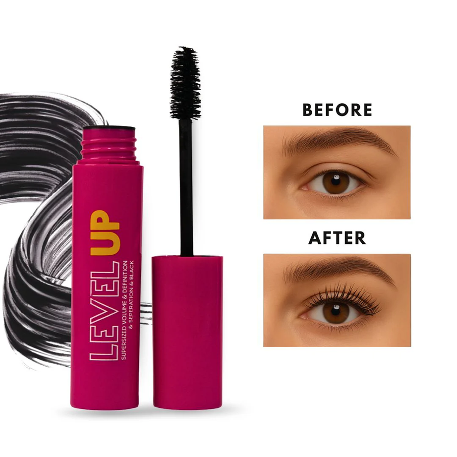 PIERRE CARDIN - Level Up Volume & Definition Mascara ماسكارا لتكثيف ورفع الرموش (بينك)