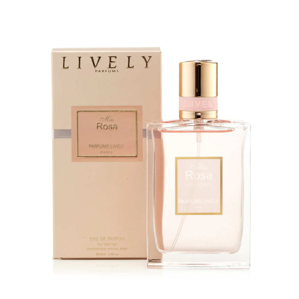 Lively Miss Rosa ليفلي ميس روز (75ml ستاتي)