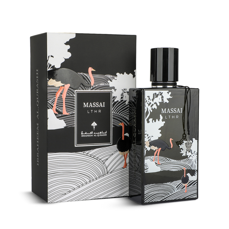 MASSAI LTHR عطر ماساي ليذر المركز من إبراق ابراهيم القرشي (75مل للجنسين)