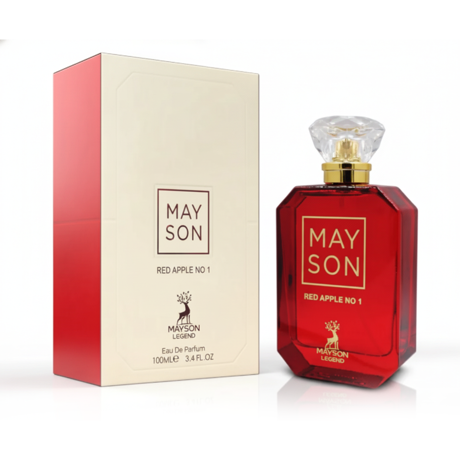 MAYSON RED APPLE NO1 بديل كيالي جوسي ابل (100ml ستاتي)