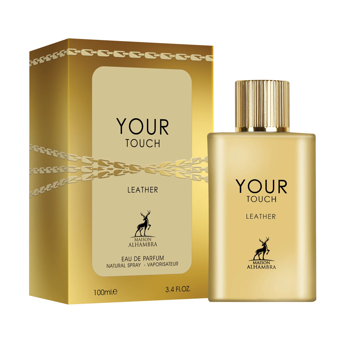 Your Touch Leather Maison Alhambra بديل سترونجر وذ يو ليذر (100مل رجالي)